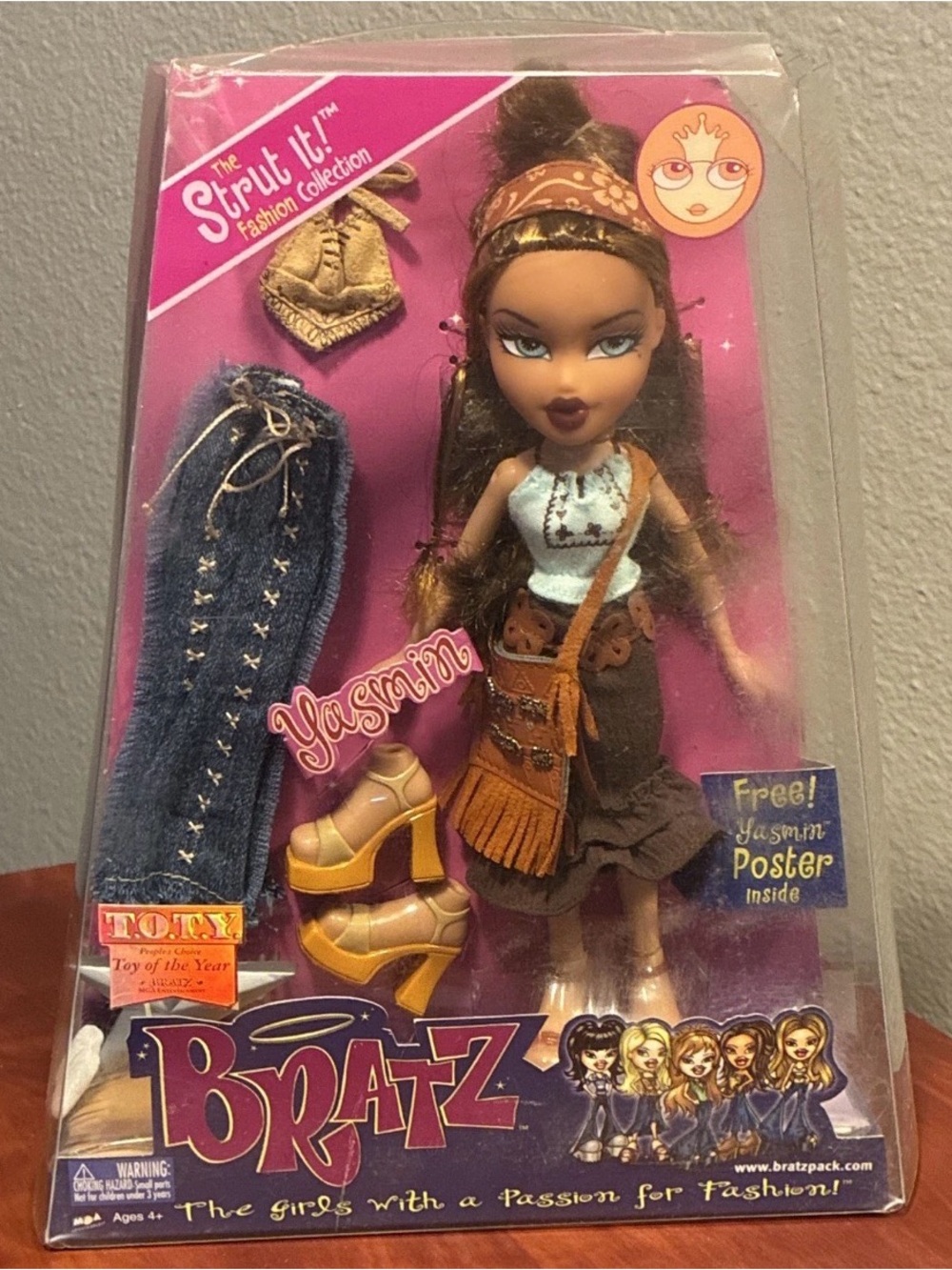 Bratz Yasmin Fashion Doll - Brown & Tan Outfit